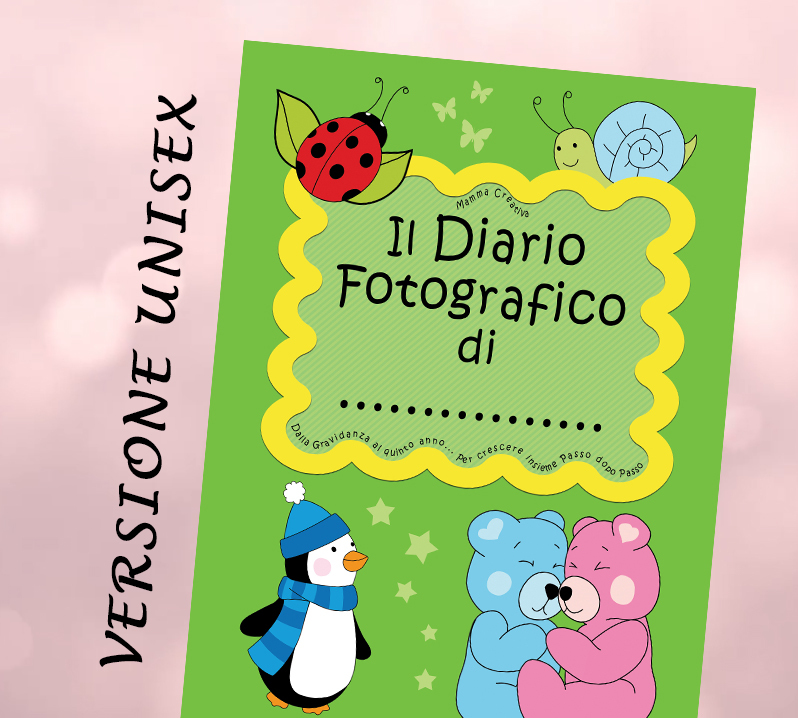 Il Diario fotografico di Dalla gravidanza al quinto anno… (Unisex Verde)  - & MyBook edizioni